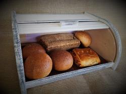  Duży biały chlebak roletowy NAPIS BREAD_1